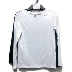 NWT! H&M Black and White Long Sleeve T-shirts 8/10